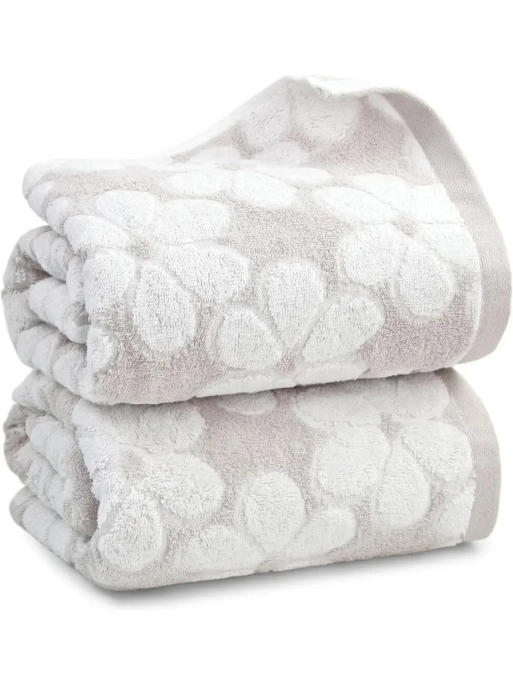 Super Absorbent Bath Towels 2 Pack, Soft Shower Towels 27.5x55 Inches, Quick Dry